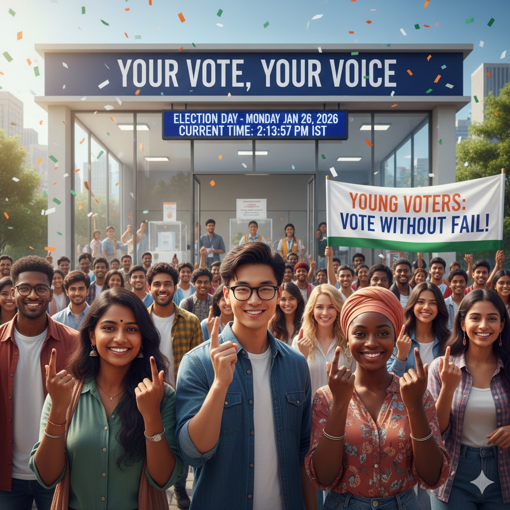 Young voters should vote without fail